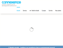 Tablet Screenshot of connexence.com